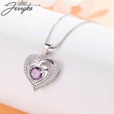 Collana donna cuore argento