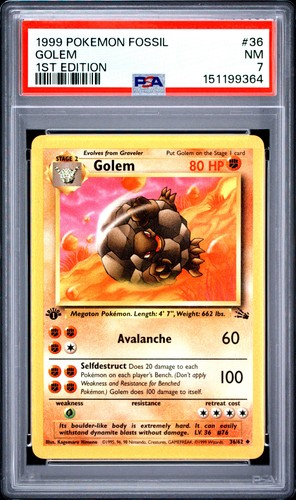 Pokemon fossil 1999 - pokemon, 1°