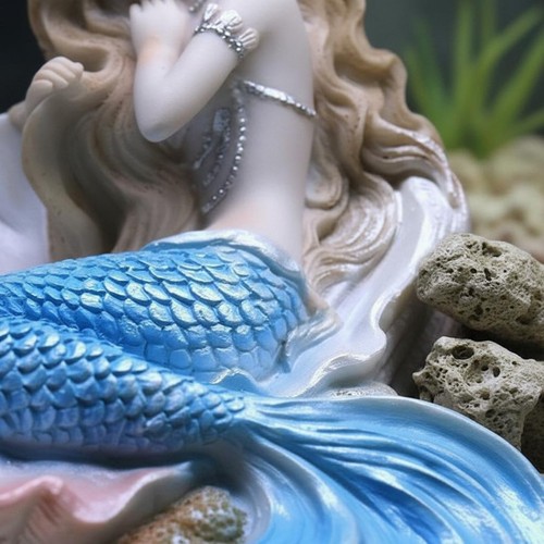 Sirena decorativa resina - decorativa,