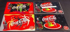 COCA-COLA ITALIA VINTAGE TOVAGLIETTE ALL'AMERICANA "LIFE TASTES GOOD" CONFEZIONE