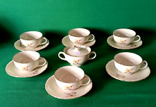 VECCHIO SERVIZIO DA THE TÈ VINTAGE X 6 IN PORCELLANA RICHARD GINORI. CM95