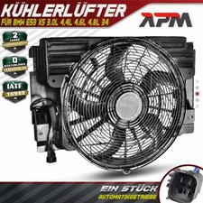 Ventola Del Radiatore Motore Ventilatore Ventola per BMW X5 E53 2000-2006