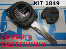  GUSCIO COVER E TASTI per telecomando Chiave FIAT 16 SEDICI ma SENZA LOGO