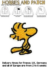 patch Woodstock small 4cm Snoopy Peanuts uccellino giallo toppa termoadesiva cip
