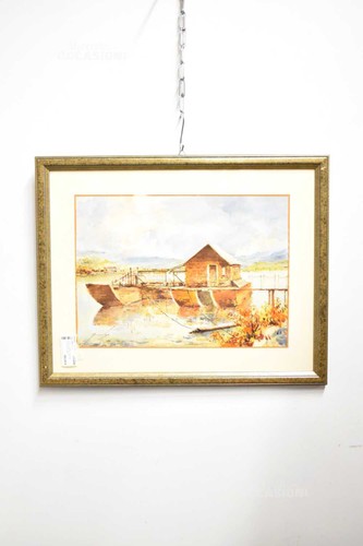 Quadro acquerello autore - quadro,