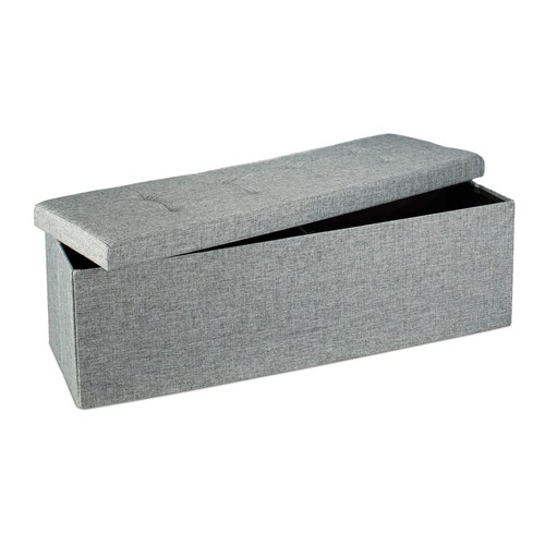 Relaxdays pouf pieghevole con - pouf,