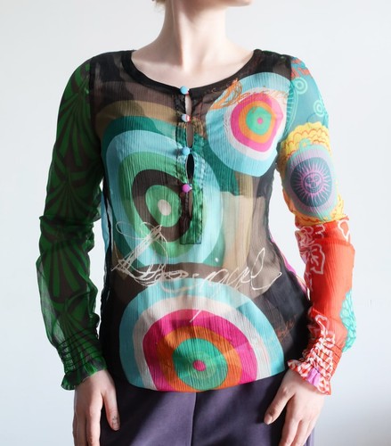 Camicia desigual vintage donna - camicia,