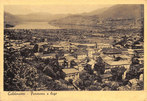 2256 cartolina caldonazzo - cartolina,