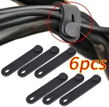 Fascette Elastiche In Gomma Da Manubrio Per Cavi Moto Cross Enduro Motard 6 Pz