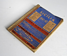 S.E.T. Elenco abbonati al telefono della Sicilia 1941 - 1 942  Rarissimo