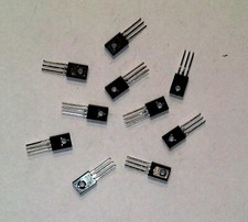 12 PEZZI Transistor di potenza 2 tipi : 6 pz. BD 139 NPN + 6 pz. BD 140 PNP