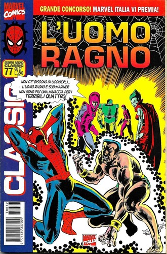 Uomo ragno classic marvel - uomo,