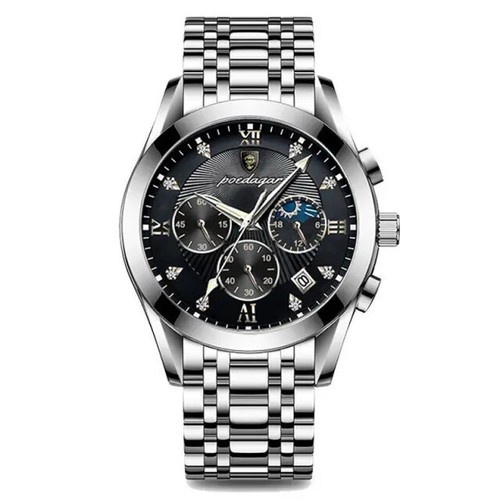 Orologio polso uomo - uomo, acciaio