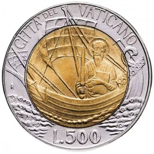 500 lire 1985 vaticano - 500,