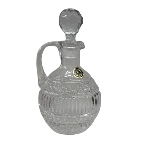 Lead crystal cruet - lead,