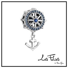 Charm Timone Ancora Zirconi