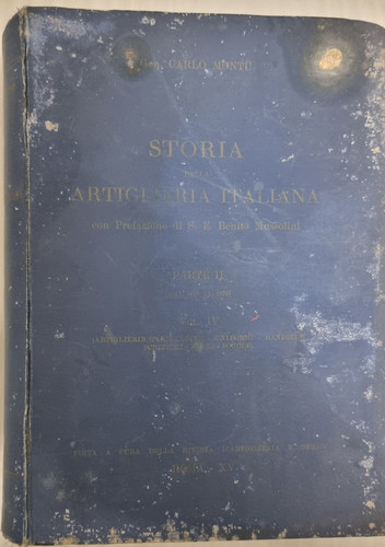 Storia della artiglieria - della,