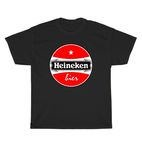 Shirt unisex logo heineken - t-shirt,