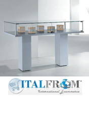 Vetrina Espositiva Vetrine con 2 Piantane in Legno Arredo Negozio Nuova Italfrom