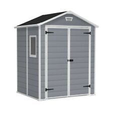 Keter Casetta da Giardino in Resina Manor 6 x 5 DD Box Esterno Casa Grigio