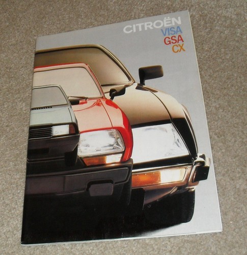 Brochure citroen 1982 visa - brochure,