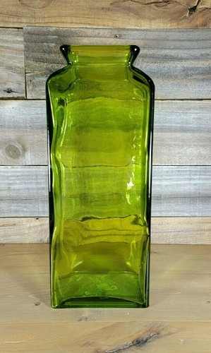 Vaso quadrato vetro spagna - vaso,