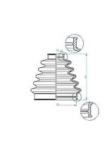 KIT SOFFIETTO ORIGINALE SPIDAN GKN AUDI FIAT MERCEDES PEUGEOT VW RENAULT OPEL