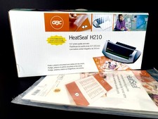 GBC HeatSeal H210 Laminatore Qualità Foto ~ 9,5" ~ Nuovo con Scatola + Set di 25 Bustine