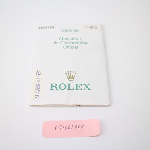 Rolex 114270 explorer - rolex, watch