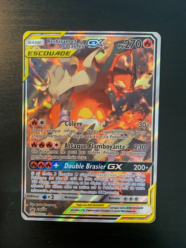 Carte pokémon reshiram et - :,