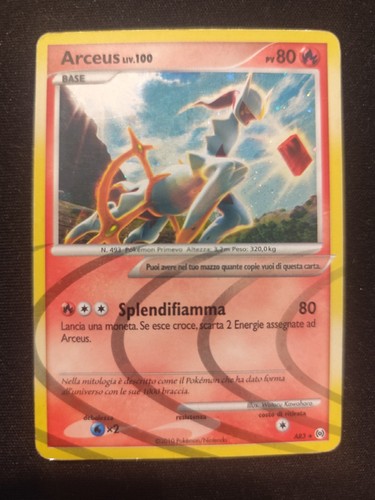 Carta pokémon psa arceus - pokémon, lv