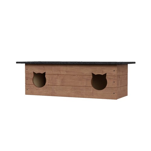 Qls casetta per gatti outdoor - casetta,