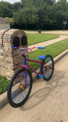 Multicolor bmx bike - bmx, speed