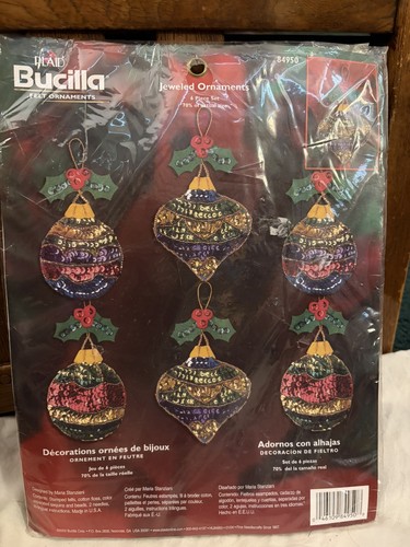 Bucilla ornamenti ingioiellati - ornamenti,