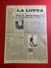 LA LOTTA 26-11-1959 Settimanale Federazione Bolognese del Partito Comunista PCI