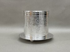 Scatola porta biscotti placcata argento di James Dixon e figli Sheffield antica vittoriana.