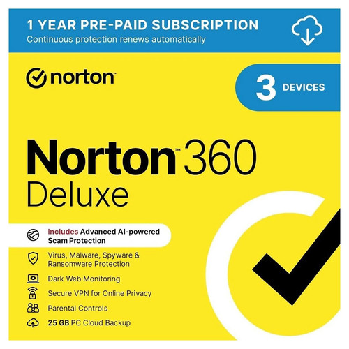 Norton 360 deluxe antivirus - norton,
