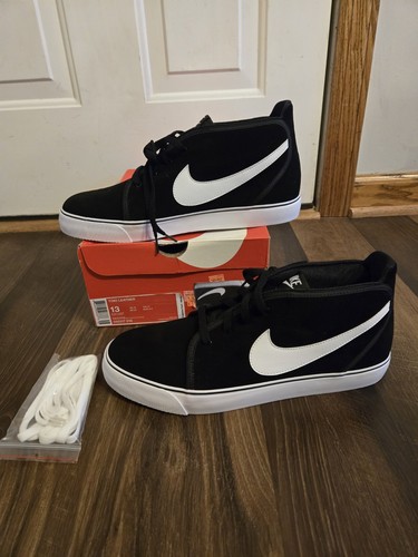 Nike toki pelle - nero, bianco