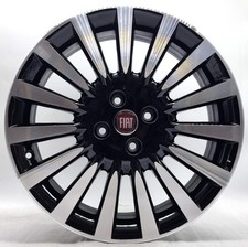 4 cerchi lega fiat grande punto r17 nero lucido diamantato lt005569