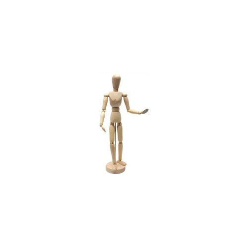 Manichino uomo 30cm legno - manichino,