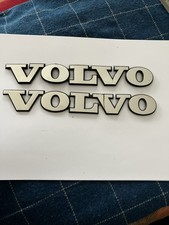 Coppia Targhette Targhette Targhette Targhette Metallo Volvo Classic Auto 22cm