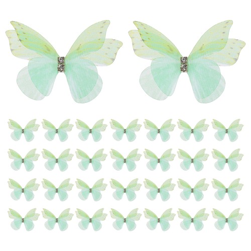 30pcs farfalle organza - 30pcs,
