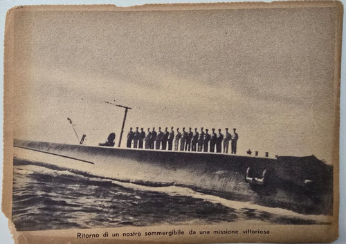 Cartolina 1943 sommergibile - 1943,