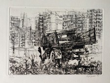 Cartella con Sei Incisioni di Renzo Vespignani - Roma 1958