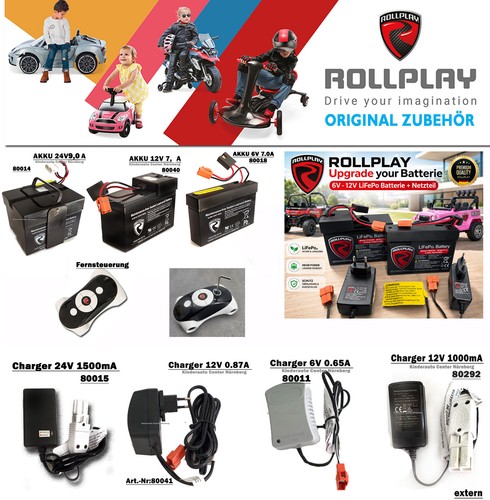 Rollplay ricambi originali oem - rollplay, originali/oem