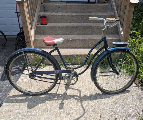 Schwinn vintage 1950 - vintage, blue