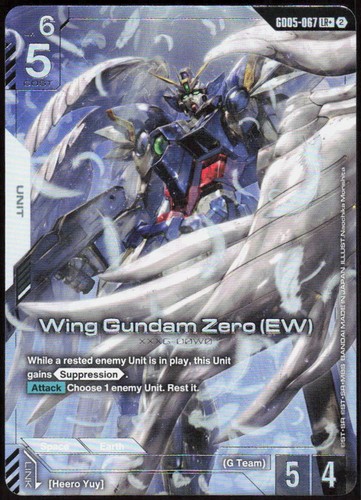 Wing gundam zero - wing, (ew)
