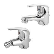 Set rubinetti lavabo e bidet