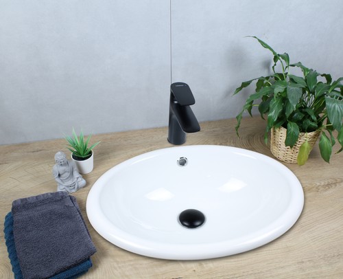 Lavabo ovale ceramica - lavabo,