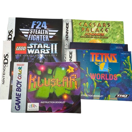 Lotto manuali giochi nintendo - manuali,